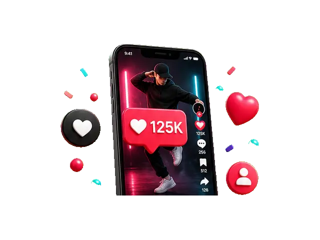 Lajky TikTok 5
