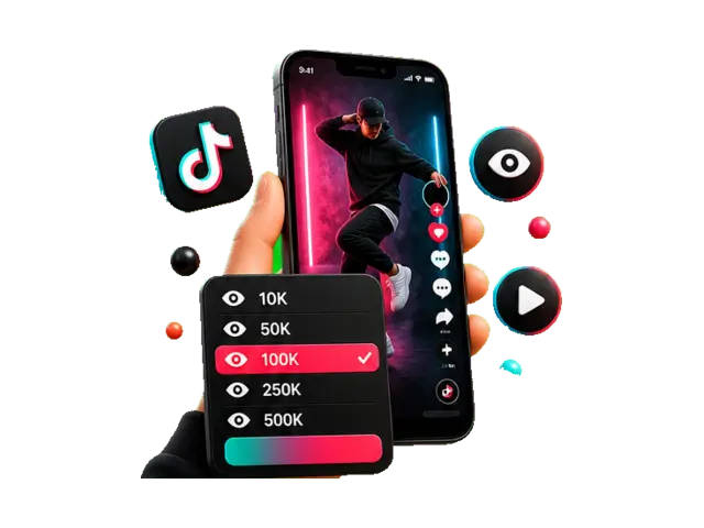 Zhlédnutí TikTok 1