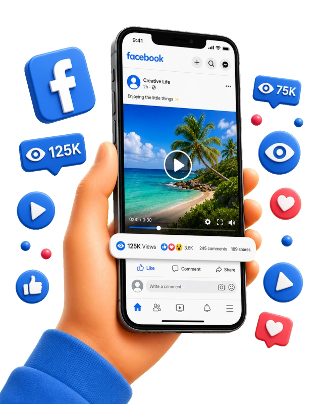 Zhlédnutí Facebook