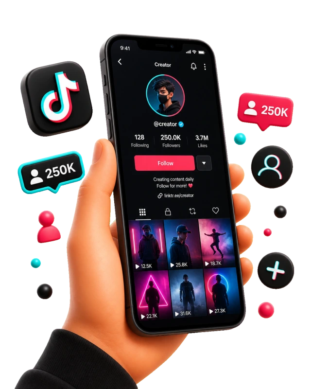 Sledující TikTok