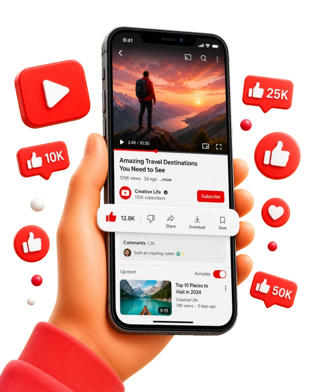 Lajky YouTube