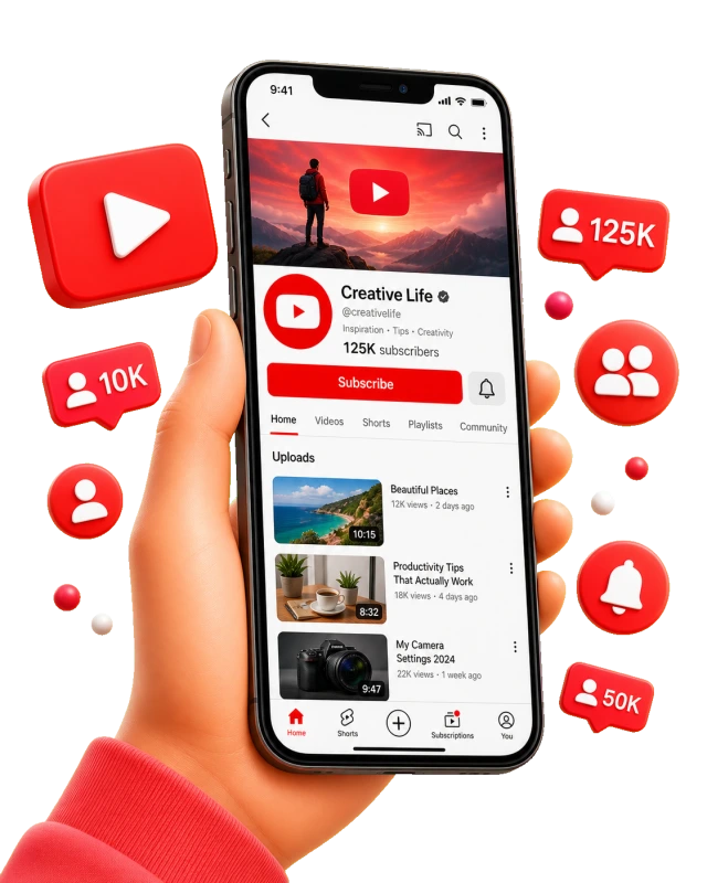 Odběratelé YouTube