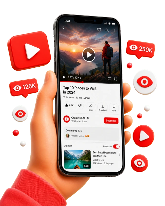 Zhlédnutí YouTube